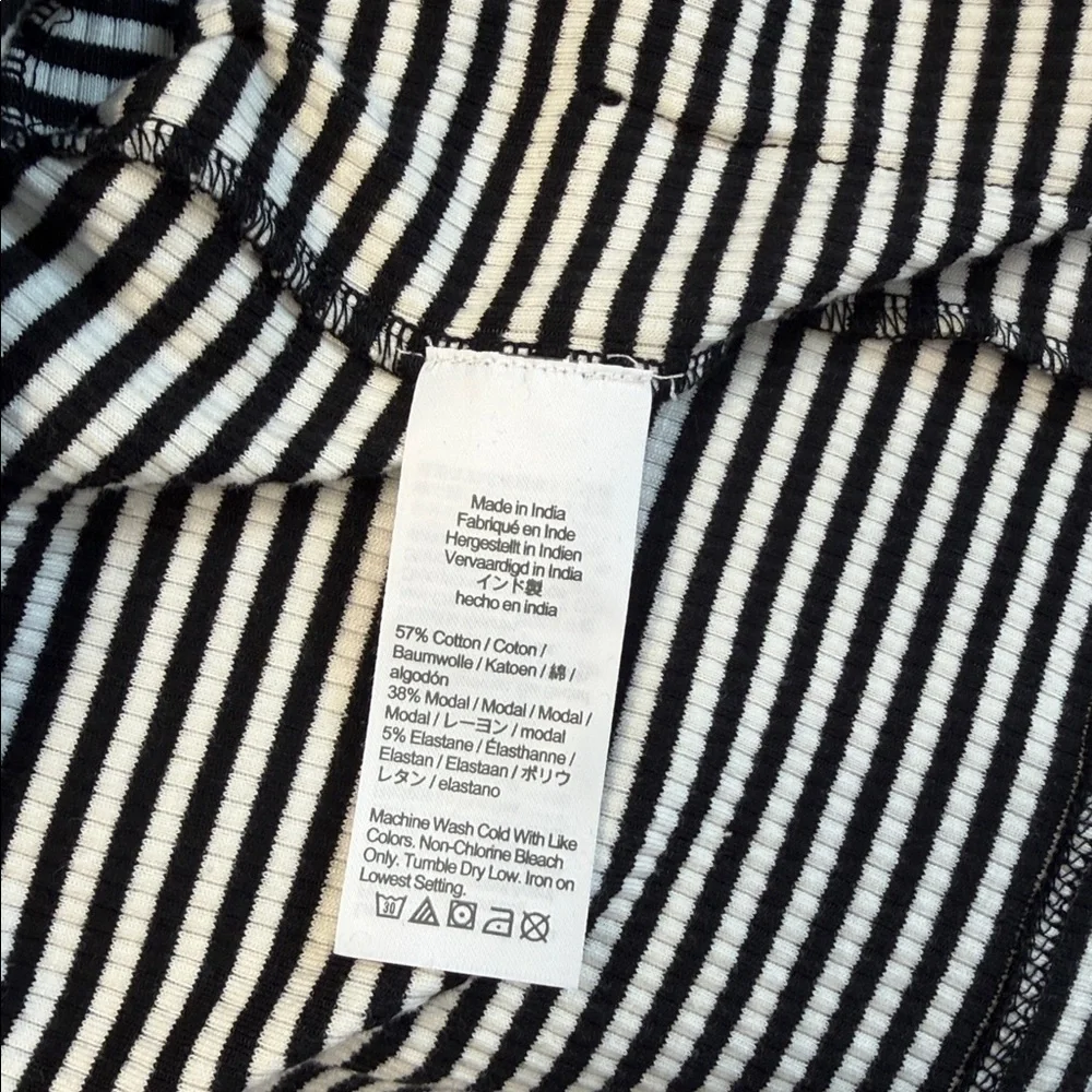 J. Crew Ribbed Striped Black and White Women's Cardigan - Picture 6 of 6